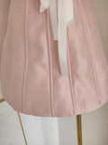 Vintage 3D Flowers Strapless A-Line Lace-up Satin Homecoming Dress Party Dress Short Cocktail Dress HZ1024